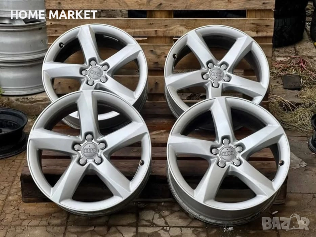 5х112 19 Цола Оригинални Джанти Audi А6 А7 А8 ET 29 J 7.5 Централен отвор 66.5 Без криво и заварки 