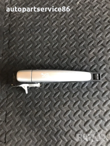 Дръжка за задна дясна RHD врата външна сребриста за Peugeot 307 (2002-2006) 9657619380, снимка 2 - Части - 53617334