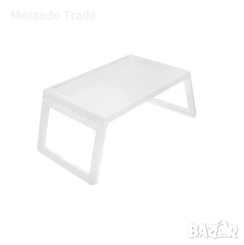 Сгъваема масичка - табла Mercado Trade, Бял