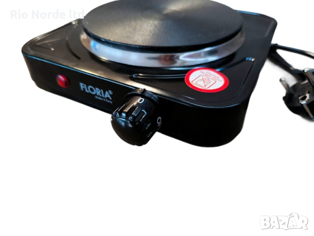 Котлон електрически 1000W черен НОВ, снимка 3 - Котлони - 53333561