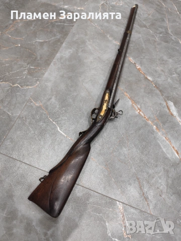 Автентична кремъчна пушка 19 век, снимка 10 - Антикварни и старинни предмети - 54089255