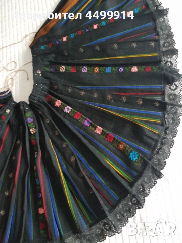 Стар вълнен бръчник,пищимал за носия, снимка 3 - Антикварни и старинни предмети - 52534800