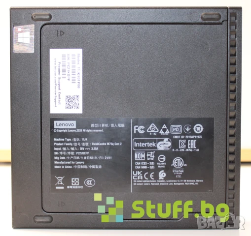 Мини компютър Lenovo ThinkCentre M75q Gen 2, снимка 4 - Работни компютри - 51245992
