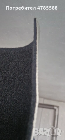 Черен мокет с подложка, снимка 2 - Мокети - 54067460