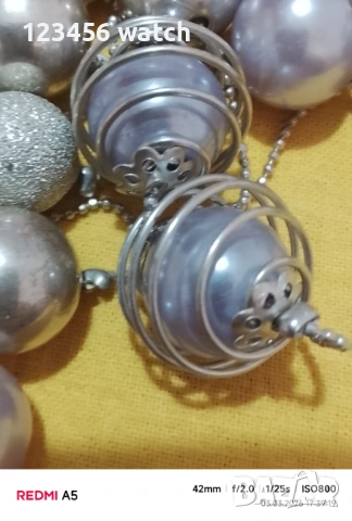 Красиво двойно колие от перли, снимка 6 - Колиета, медальони, синджири - 53696207