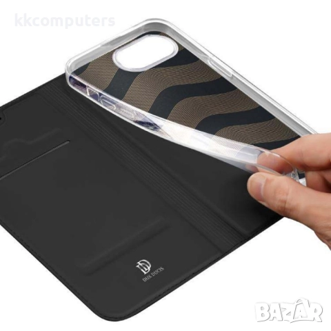 iPhone 16e DUX DUCIS Кожен Калъф и Протектор, снимка 7 - Калъфи, кейсове - 52686943