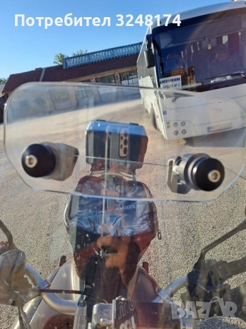 допълнително предно стъкло за мотоциклет 