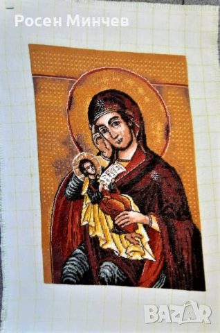 Гоблен  Gottesmuter /Божията майка-червената икона /