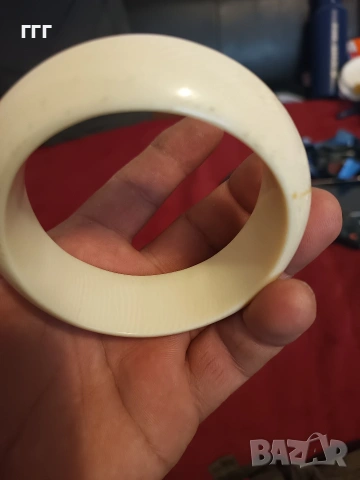 Стара гривна слонова кост, снимка 7 - Гривни - 53668478