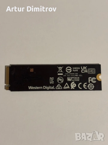 NVMe SSD 512GB Western Digital за лаптоп / компютър, снимка 2 - Части за лаптопи - 53885351