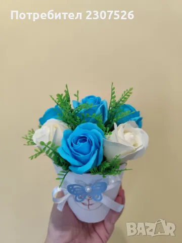 Букет, снимка 4 - Изкуствени цветя - 50191582