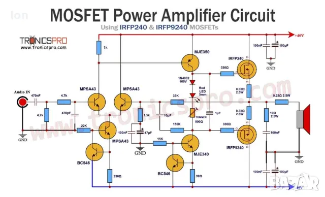 IRFP240PBF n-MOS, 200V, 20A, 150W, 0R18, TO-247, снимка 2 - Друга електроника - 49756468