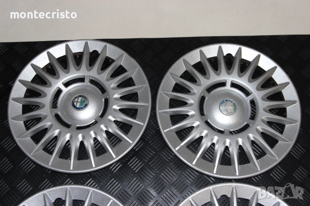 ✔️Оригинални тасове Alfa Romeo 147 (2000-2010г.) Alfa 147 / 60695794 / 15 цола, снимка 3 - Аксесоари и консумативи - 52360923