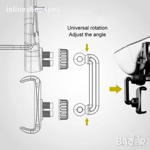 360° Универсална стойка за мобилен телефон, снимка 7 - Аксесоари и консумативи - 46780047