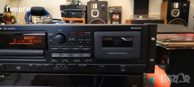 CD с Дек  Tascam CD-A500, снимка 2 - Декове - 47081731