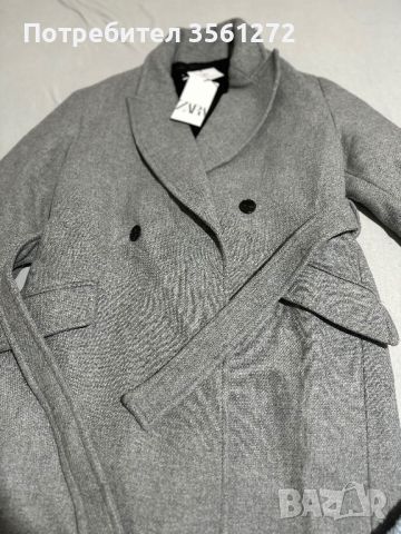 Палто на Зара , снимка 3 - Палта, манта - 45289398