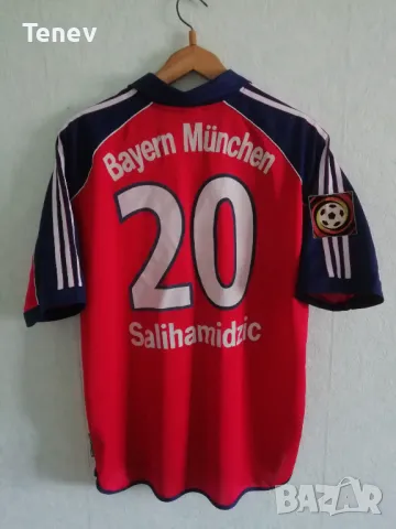 Bayern Munich Salihamidzic оригинална мачова тениска фланелка Байерн Мюнхен Adidas 1999-2001, снимка 1 - Тениски - 49207888