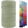 Памучен шнур / въже за макраме X001BZN7O7 4MM/200M HELLGRUN, снимка 1