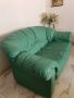 двуместен диван от естествена кожа, снимка 1 - Дивани и мека мебел - 45511313