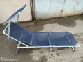 шезлонг алуминиев, сгъваемо алуминиево легло, туристическо сгъваемо легло , снимка 2