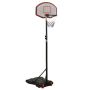 vidaXL Баскетболна стойка черна 216-250 см полиетилен（SKU:93656