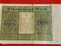 Райх банкнота 10 000 марки1922г. Германска империя рядка уникат за КОЛЕКЦИОНЕРИ 53283, снимка 7
