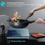 Индукционен котлон AMZCHEF, плоча с ултра тънък дизайн, 20 температурни нива, 2kw, снимка 6