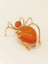 Брошка, кехлибар , снимка 4