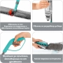 Спрей моп CLEANmaxx със сменяема кърпа и телескопична дръжка – чист под без кофа и без навеждане, снимка 3