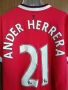 Manchester United Ander Herrera Nike оригинална тениска фланелка Манчестър Юнайтед Андер Ерера S, снимка 3