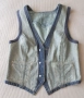 Дамски дънков елек – M  , снимка 4