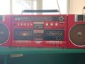 Продавам радиокасетофон boombox Sharp gf 700 Japan red , снимка 5