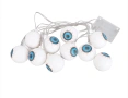 LED Хелоуински светлини с гирлянди, захранвани с батерии, снимка 2