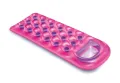Надуваем дюшек Intex 18-Pocket, 188х71 см, PVC, с чашки, син/оранжев, снимка 3