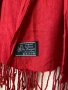 Червен шал от 100 % вискоза, снимка 3