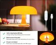 KUXEEY Настолна лампа-гъба с USB LED светлина, 3 цветови температури и димиране, снимка 5