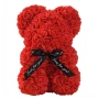 Плюшено мече с LED рози - подарък за мама, момиче, баба - комплект вечни рози 25 см, снимка 2