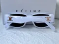 Celine 2024 дамски слънчеви очила бели черни, снимка 9