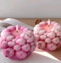 3D кръгла топка от цветя божур божури силиконов молд форма смола шоколад смола гипс свещ декор, снимка 2