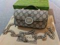 Оригинална Gucci Petite мини Чанта За Рамо Кожа Гучи Mini Горна Дръжка, снимка 3