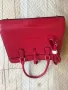 Чисто нова луксозна дамска чанта червен лак, снимка 2
