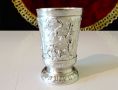 Ловна чаша от калай със Св.Евстатий, снимка 1 - Антикварни и старинни предмети - 46054658