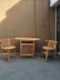 Уникален комплект от естествен бамбук и ратан, снимка 1