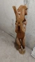 дървена фигура височина 1 метър. , снимка 1