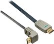 HDMI 1.4 High Speed ​​​​с Ethernet кабел под ъгъл надолу Bandridge 0.5 m, снимка 3