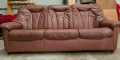 Диван тройка от естествена кожа , снимка 2