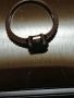 сребърен пръстен със зелен камък, снимка 1 - Пръстени - 46010513