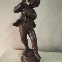 Стара метална статуетка, снимка 1 - Други ценни предмети - 45406367