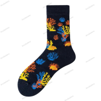 Мъжки чорапи със забавен модел от 3 чифта, 4цвята , снимка 4 - Мъжки чорапи - 45068095