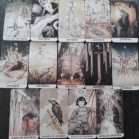 Таро карти, различни от масовите: Linestrider Tarot & Mystic Mondays & Ink Witch Tarot, снимка 18 - Други игри - 32863575